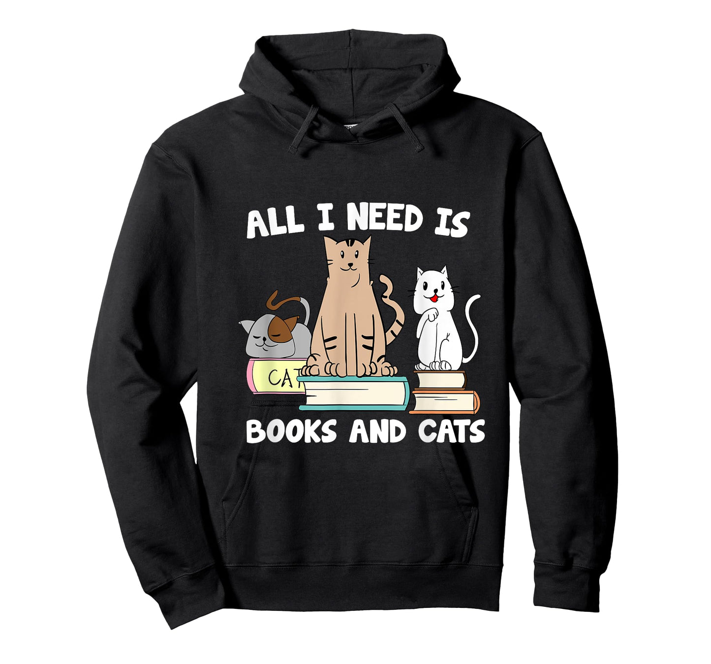 All I Need Is Books And Cats Funny ReaderReading T-Shirt