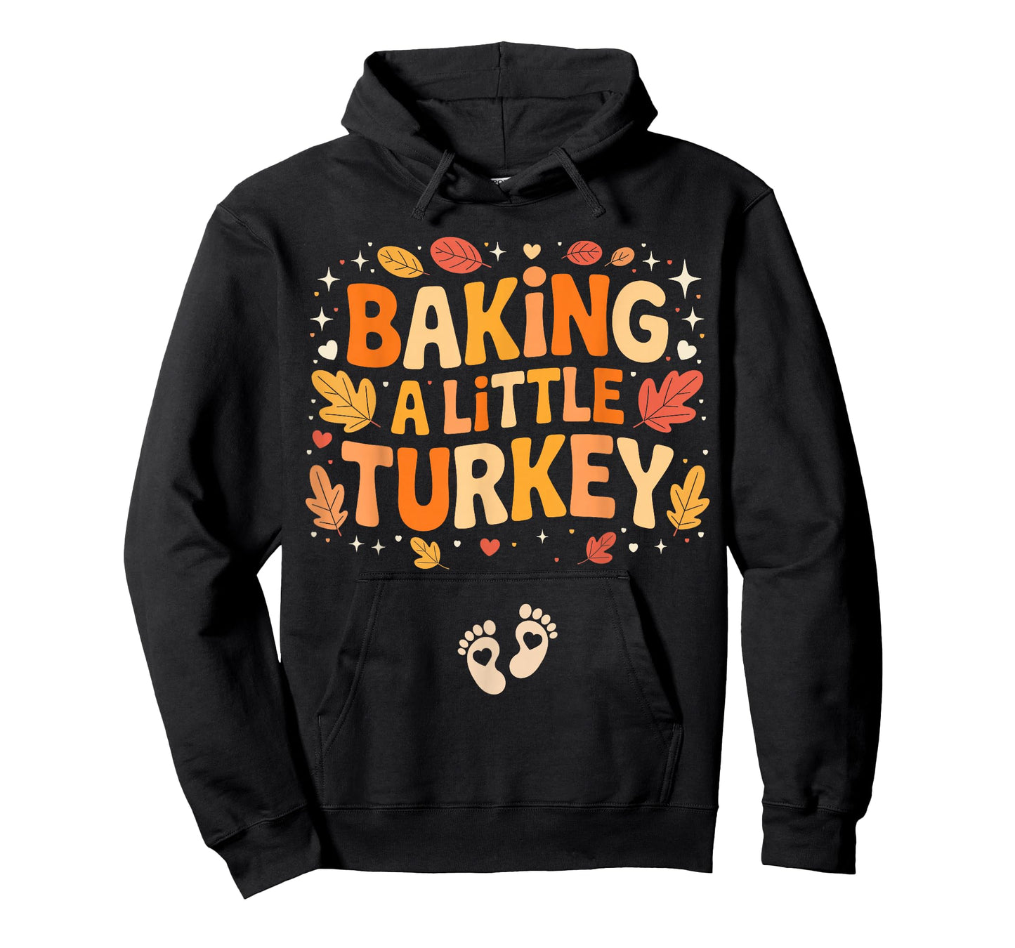 Baking A Little Turkey Thanksgiving Pregnancy Announcement T-Shirt