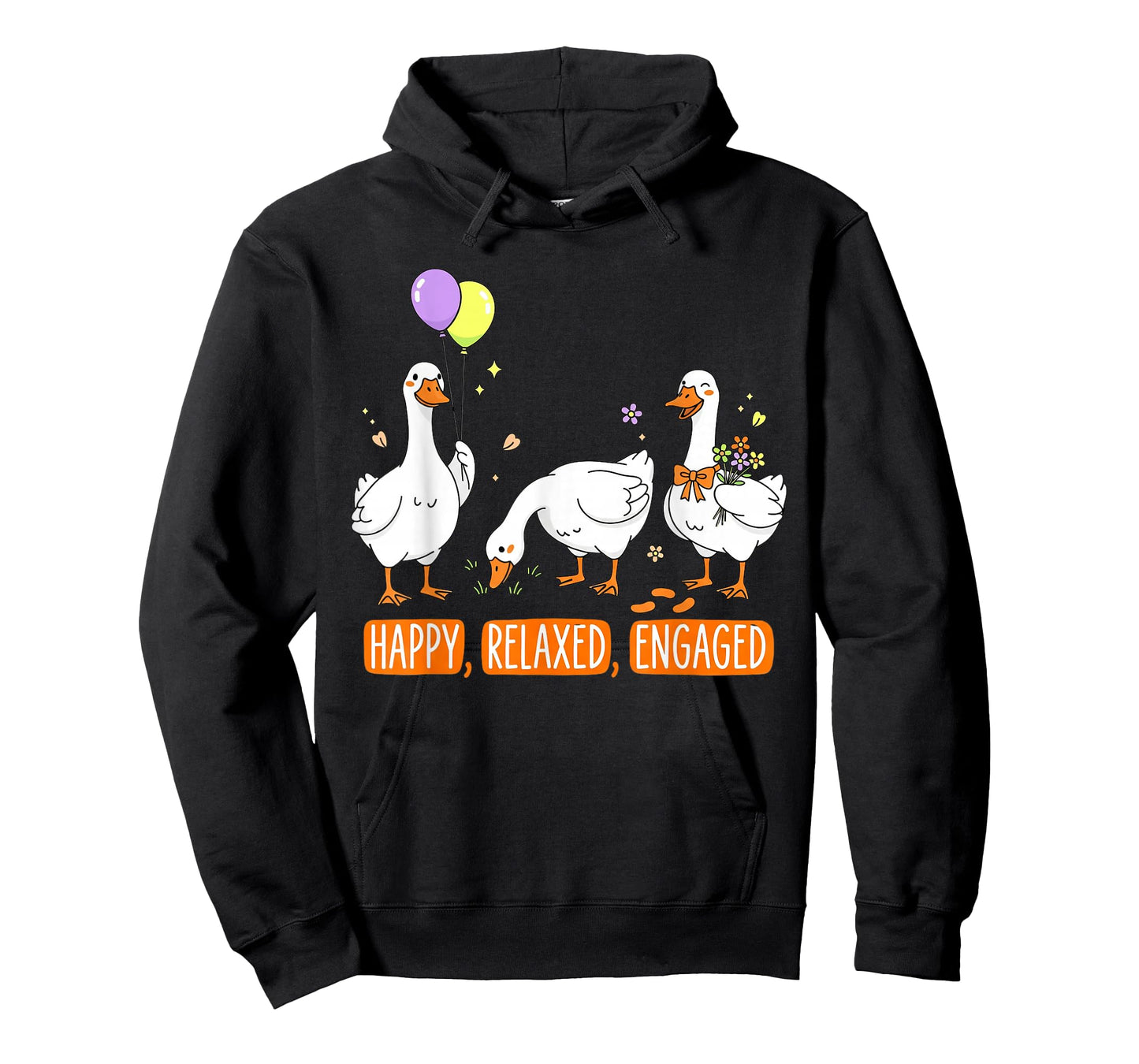 ABA Squad Behavior Analyst Silly Goose Happy Relaxed Engaged T-Shirt