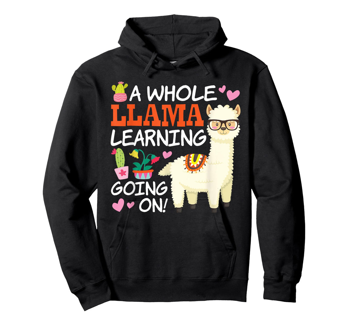 Llama Learning T Shirt Teachers Students Alpaca Lovers Gift T-Shirt