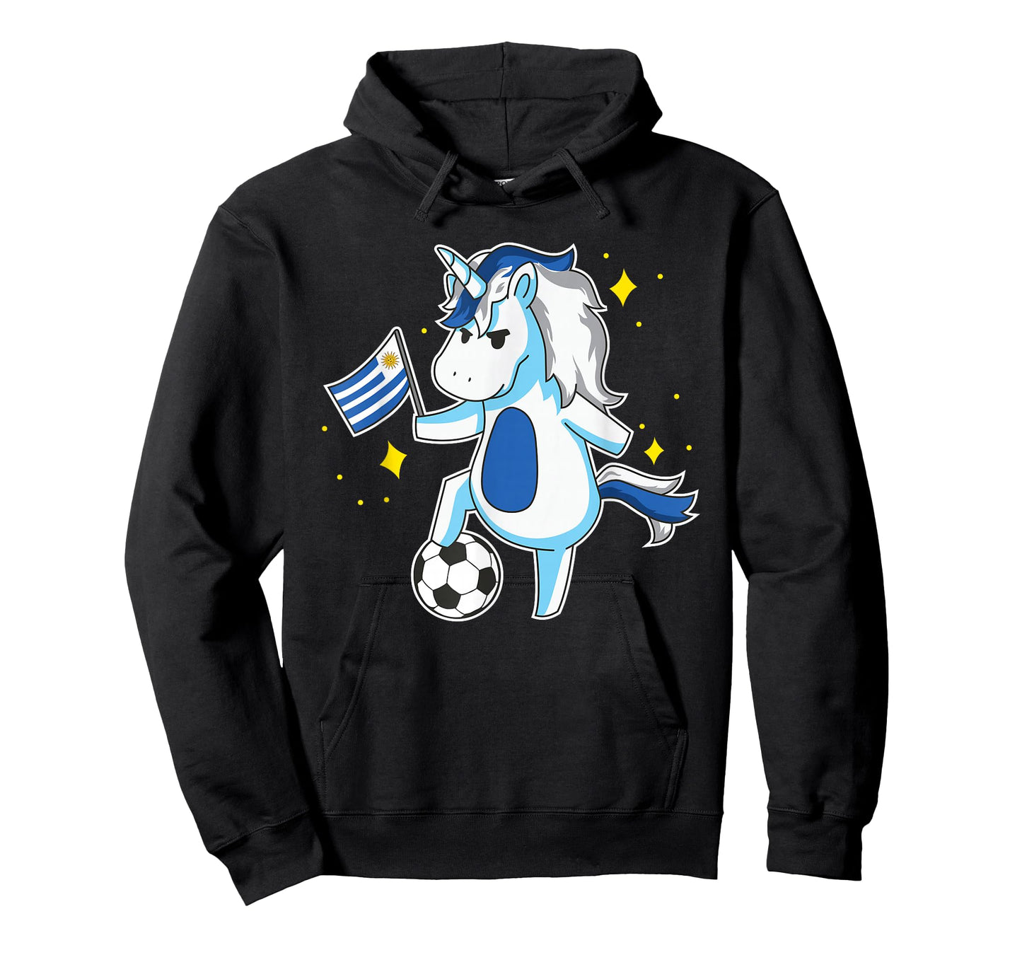 Soccer Unicorn Uruguay Jersey Design Uruguayan Football Gift T-Shirt