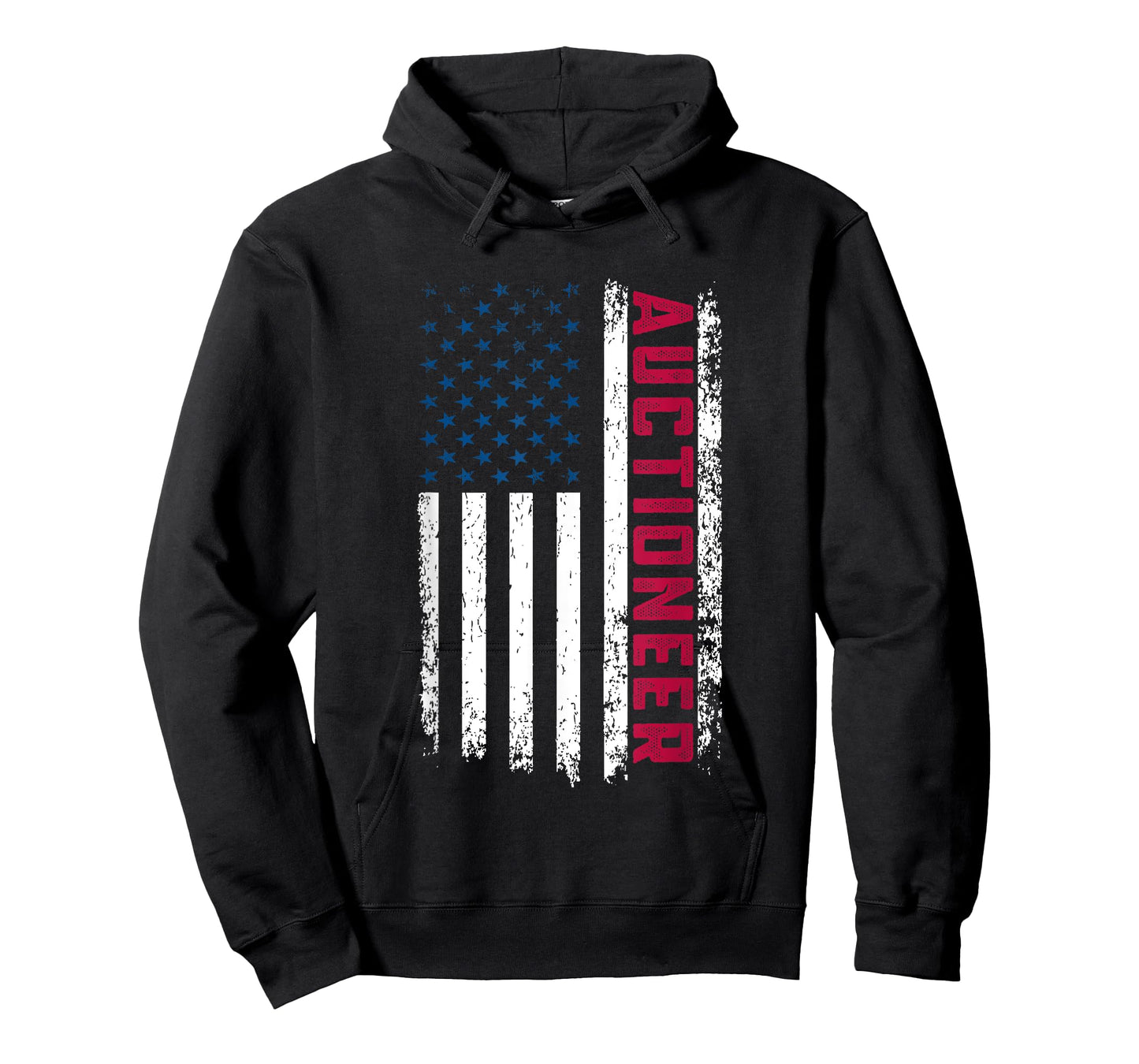 Auctioneer American Flag 4th July USA Patriotic Auctioneer T-Shirt