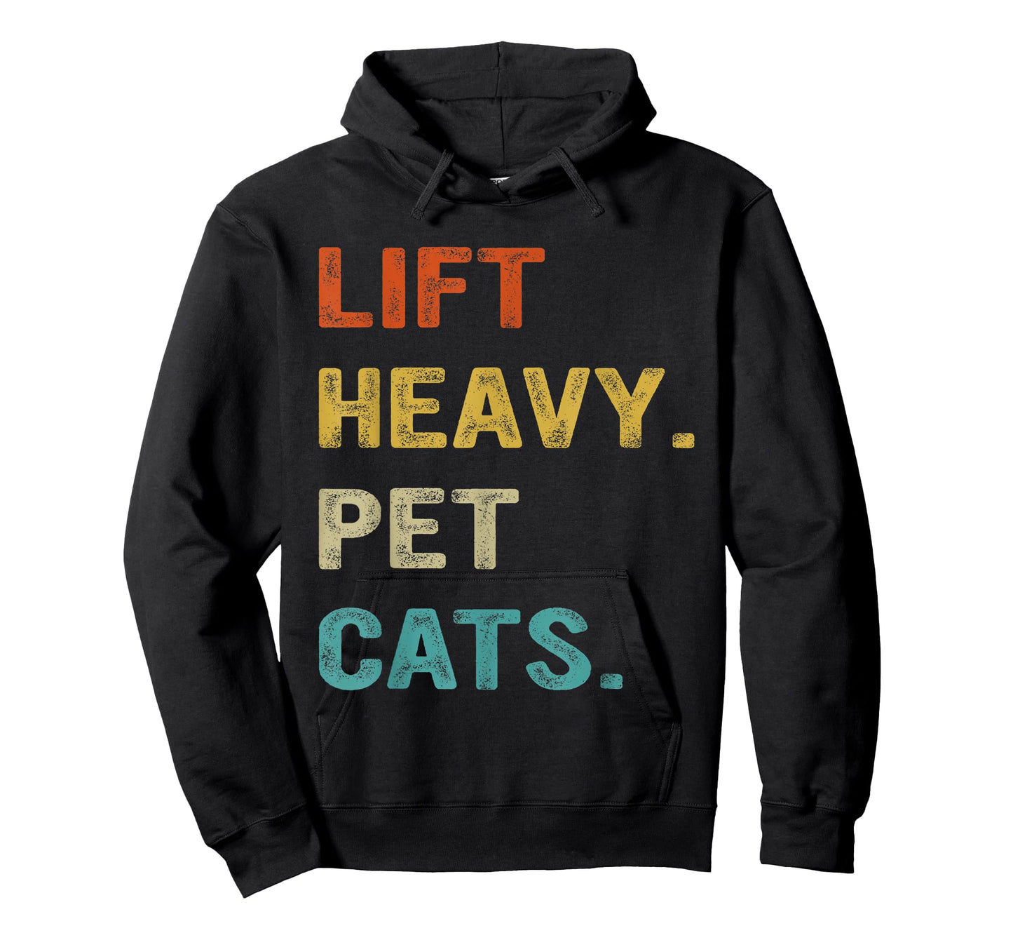 Lift Heavy Pet Cats, Funny Gym, Weightlifter T-Shirt