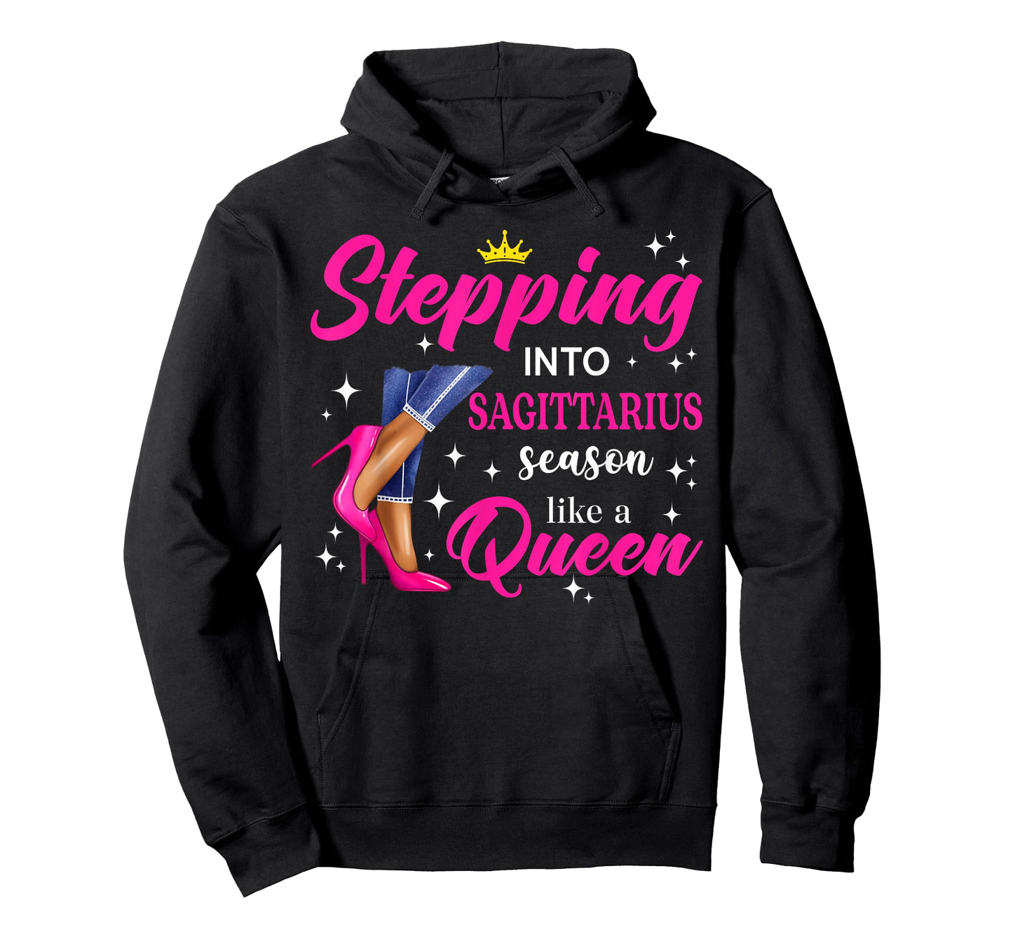Stepping Into Sagittarius Season Like A Queen Pink High Heel T-Shirt