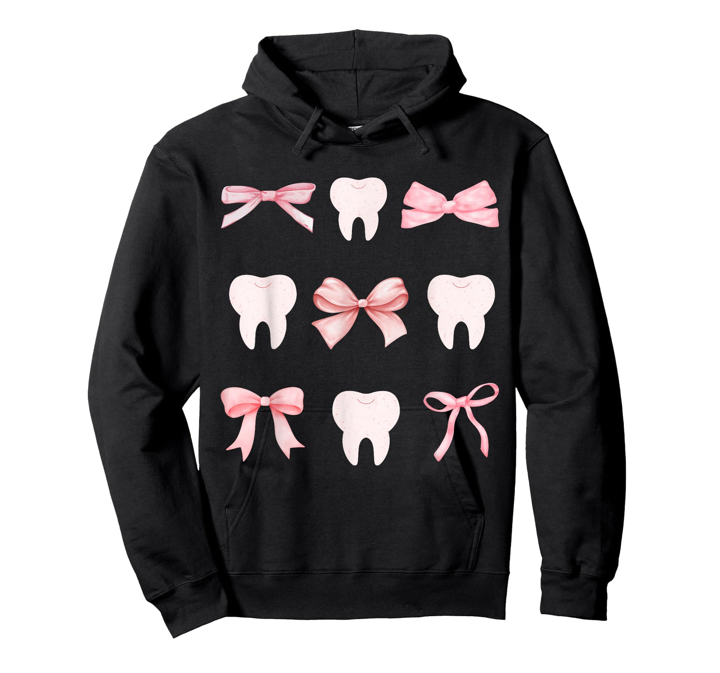 Cute Tooth Dental Assistant Hygiene Oral RDH T-Shirt, Small, Black