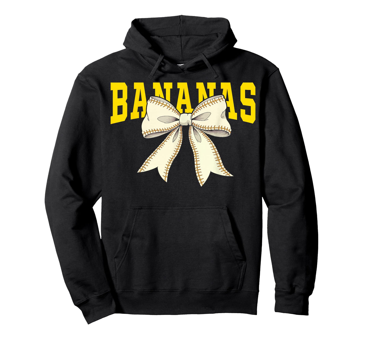 Retro Bananas Last Name Coquette Bow Women Girls Kids T-Shirt