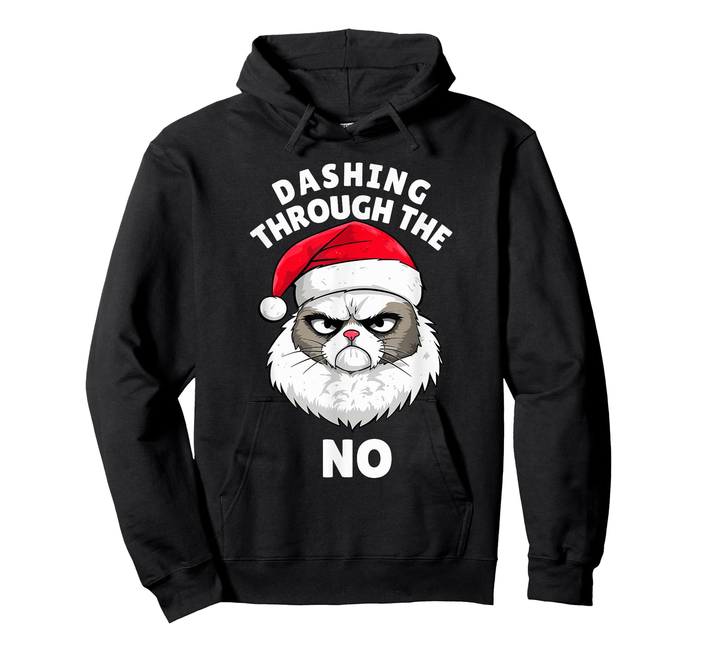 Funny Christmas Cat Meme Dashing Through The No T-Shirt