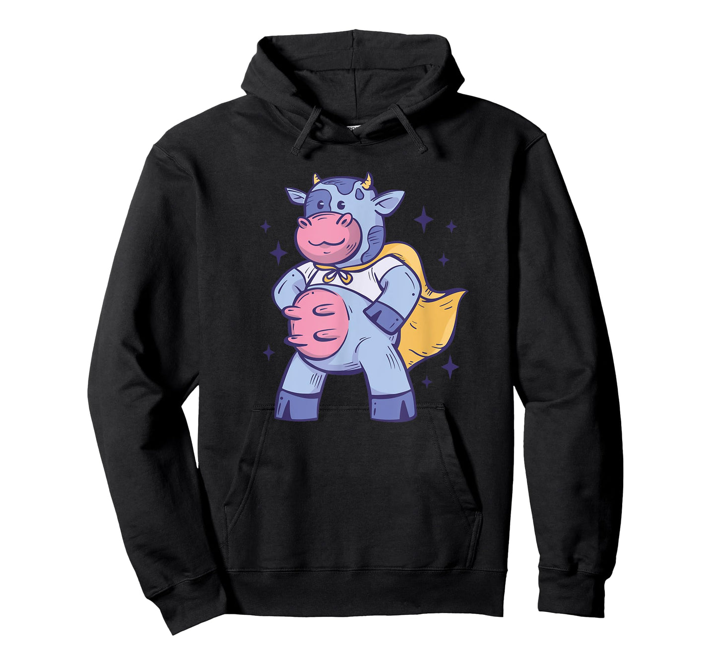 Cow In Superhero Costume Cattle, Cow Farmer T-Shirt