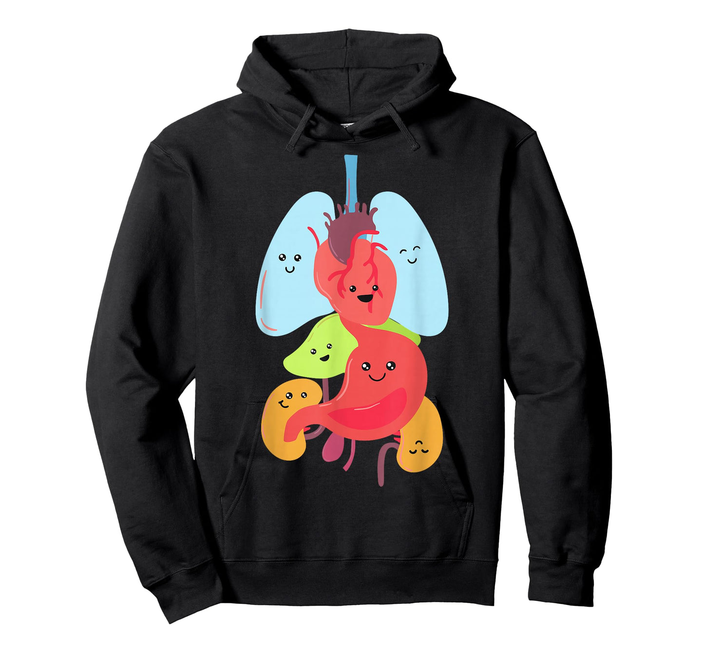 Cute Anatomy TShirt - Internal Organs Body Tee T-Shirt