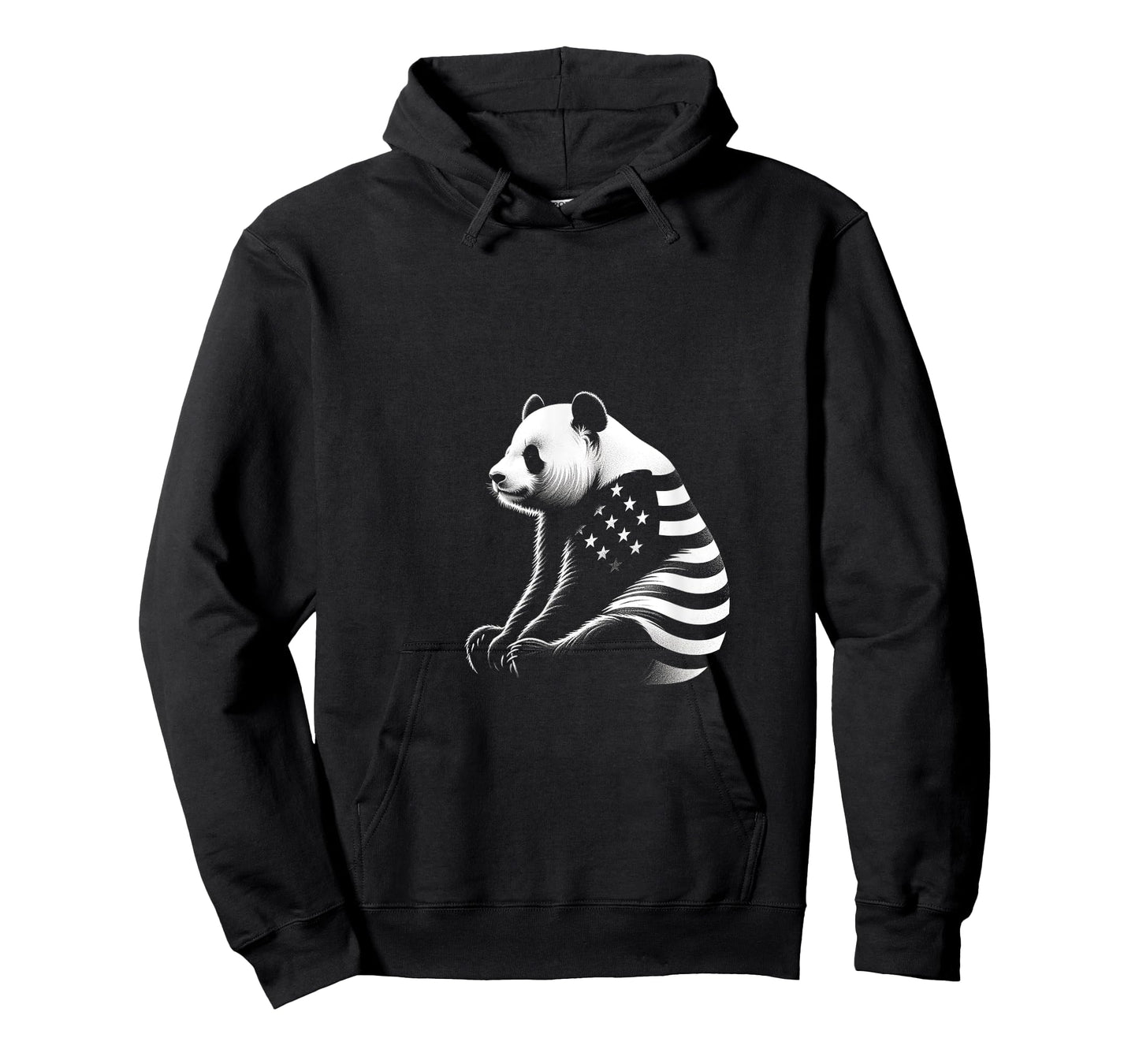 Panda American Flag USA Flag T-Shirt for Women Men