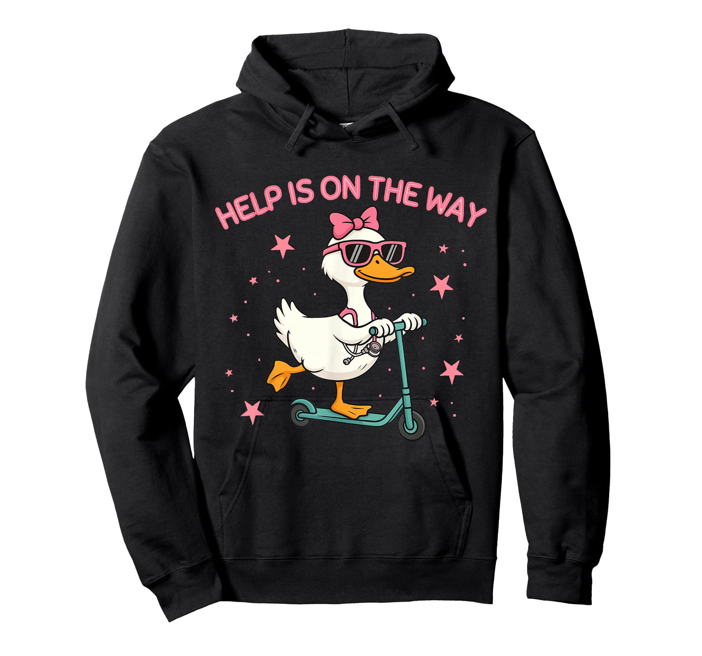 Cute Scooter Goose School Nurse Help is On The Way T-Shirt