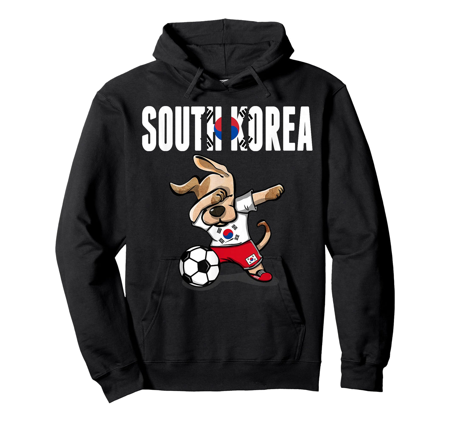 Dabbing Dog South Korea Soccer Fans Jersey Korean Football T-Shirt