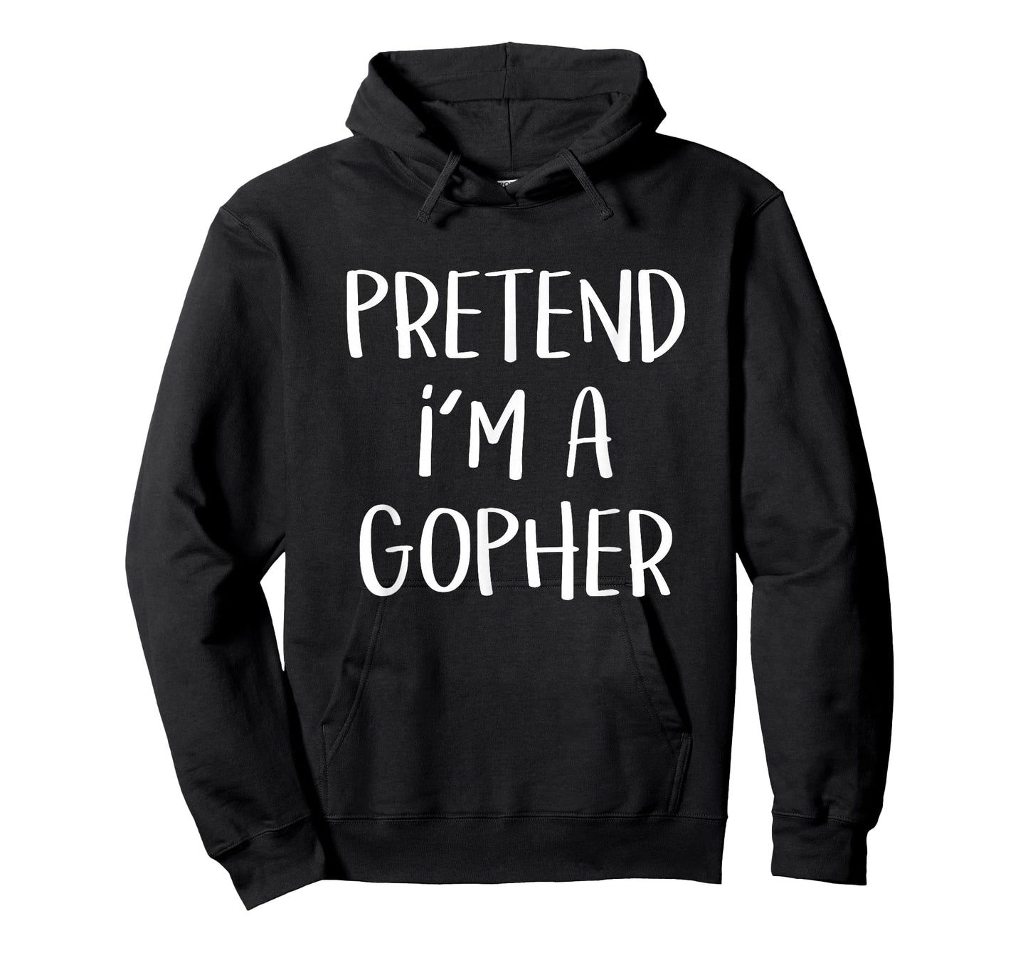 Pretend I'm A Gopher Costume Funny Halloween Party T-Shirt