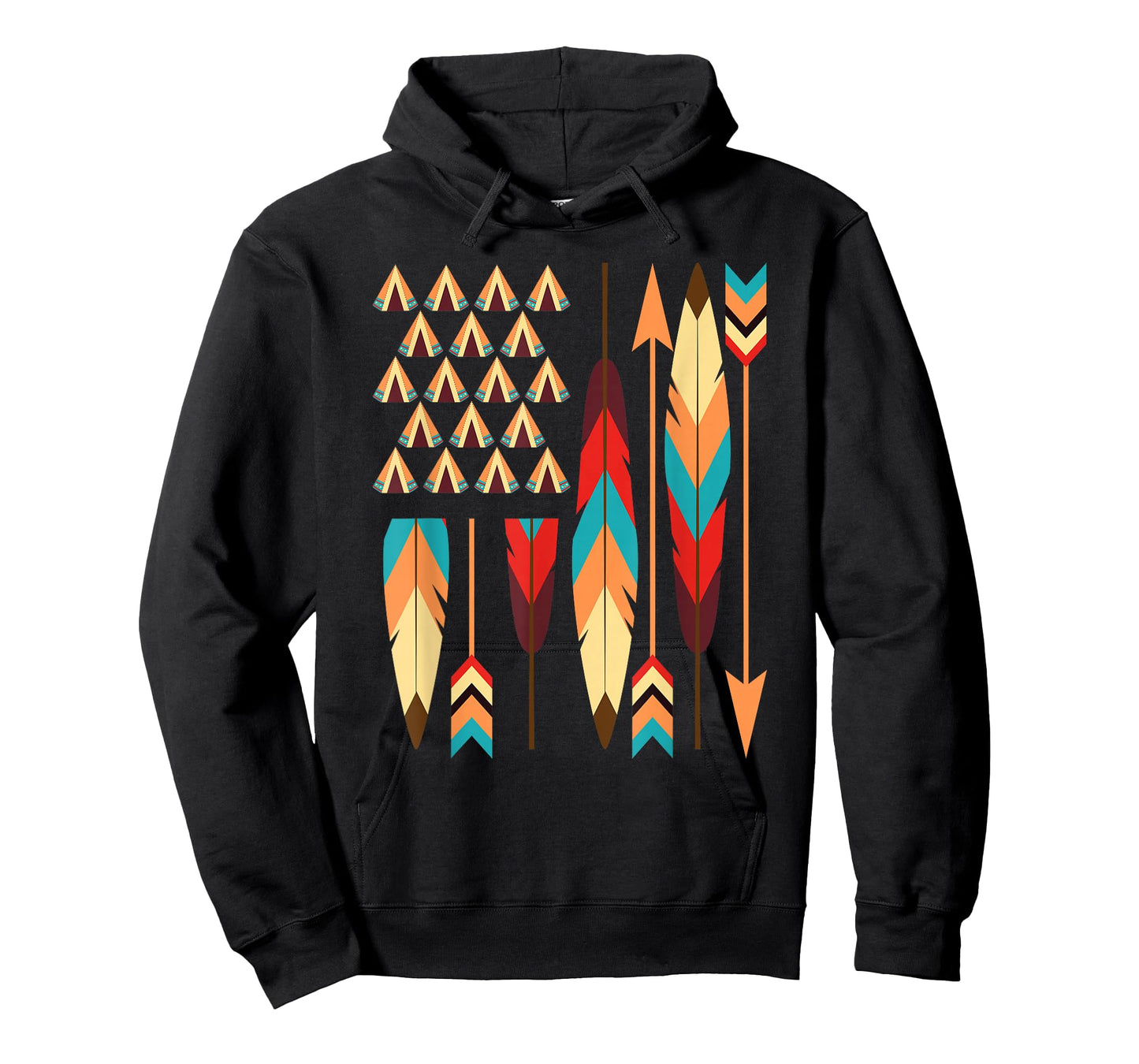 Native American Pride USA Flag T-Shirt T-Shirt