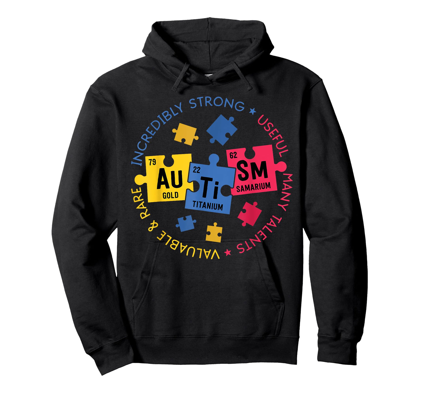 Autism Awareness Shirt Periodic Puzzle Science Teacher Gift Men Women Kids T-Shirt