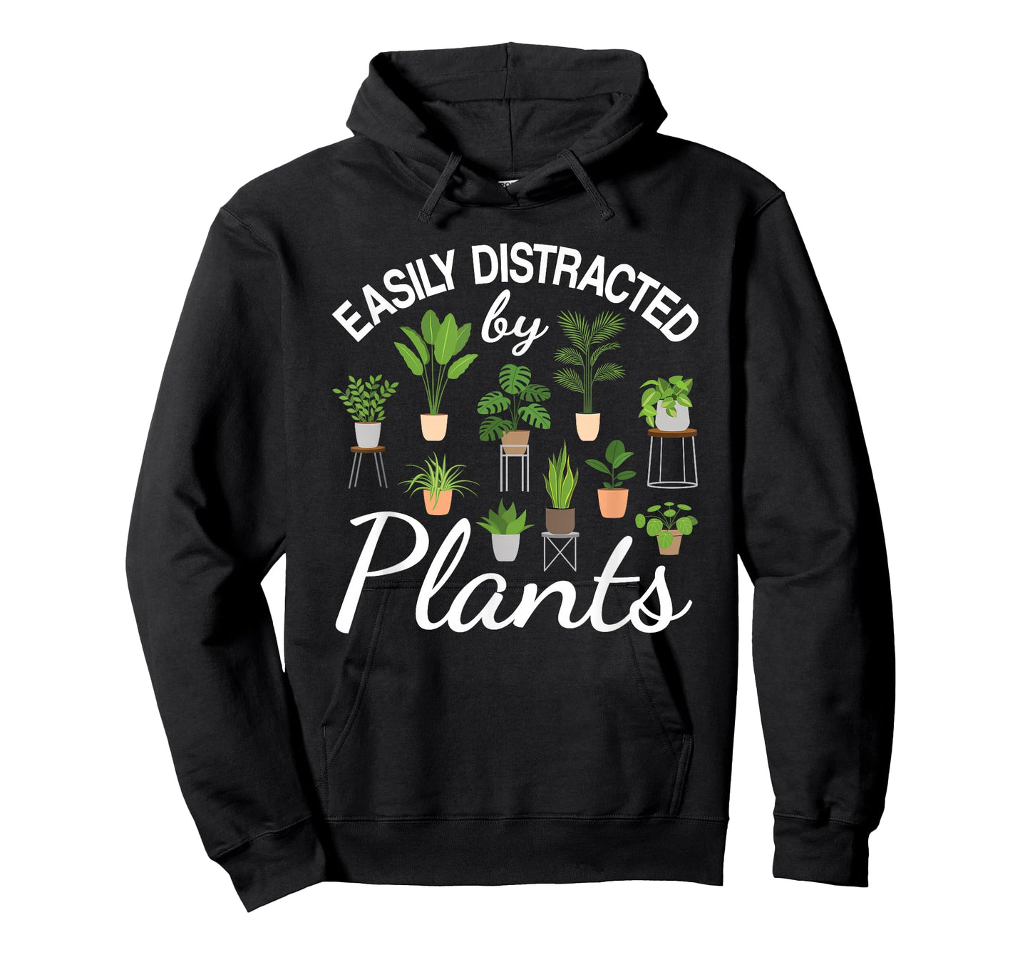 Cute Easily Distracted by Plants Succulent Garden Gardening T-Shirt