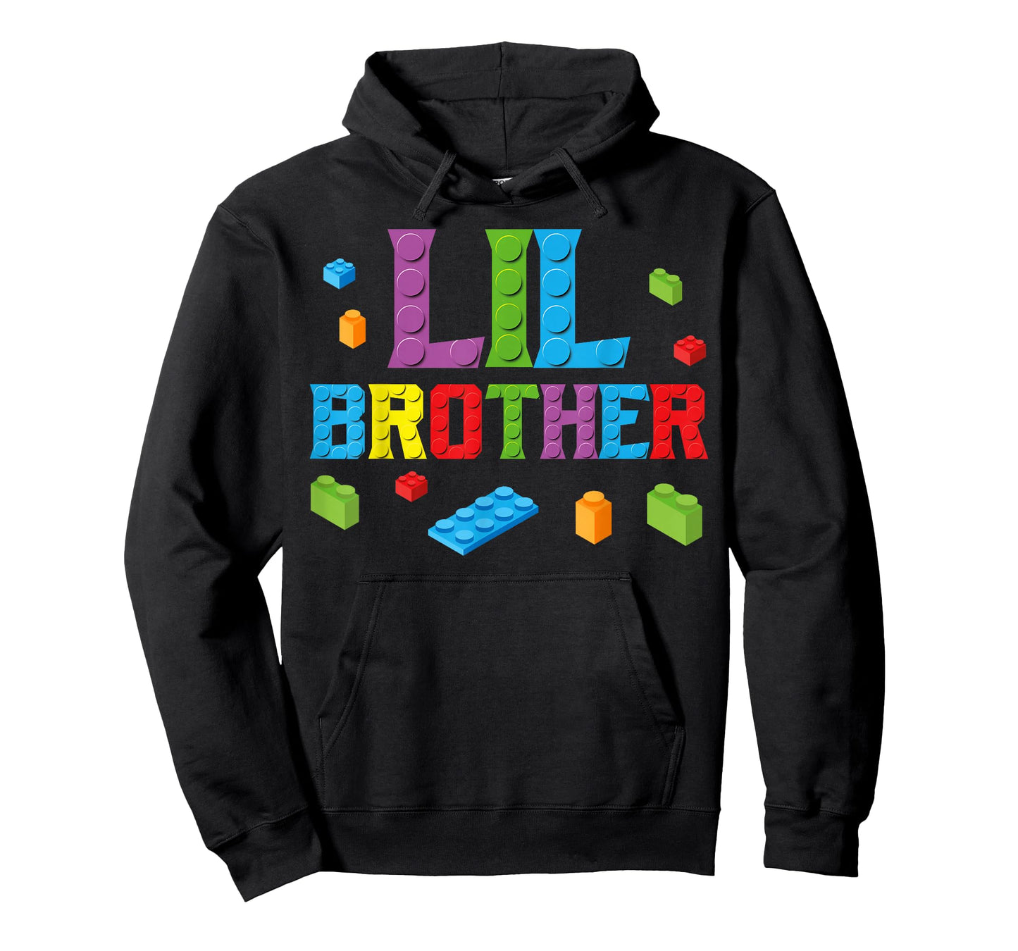 Lil Brother Master Builder Building Bricks Blocks Family Set T-Shirt