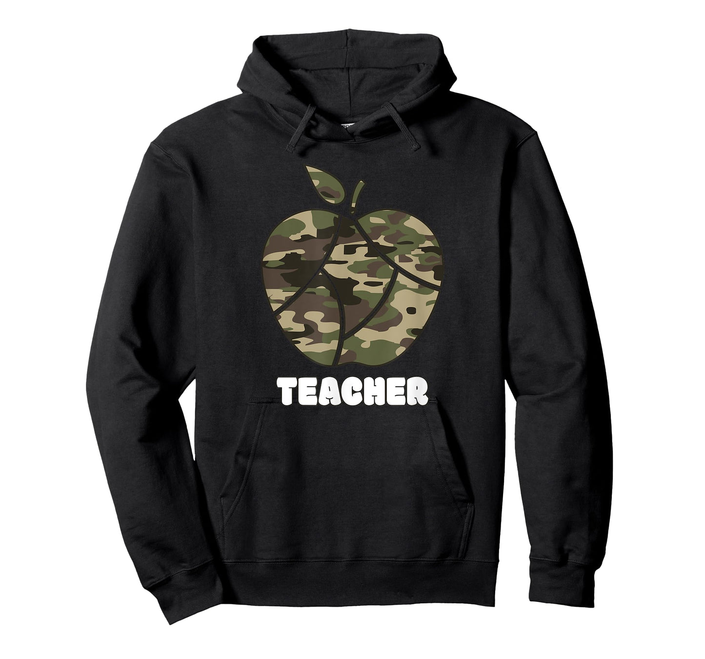 Apple Camoflauge Clothing Camo Student Teacher Cute School T-Shirt for Men Women Kids