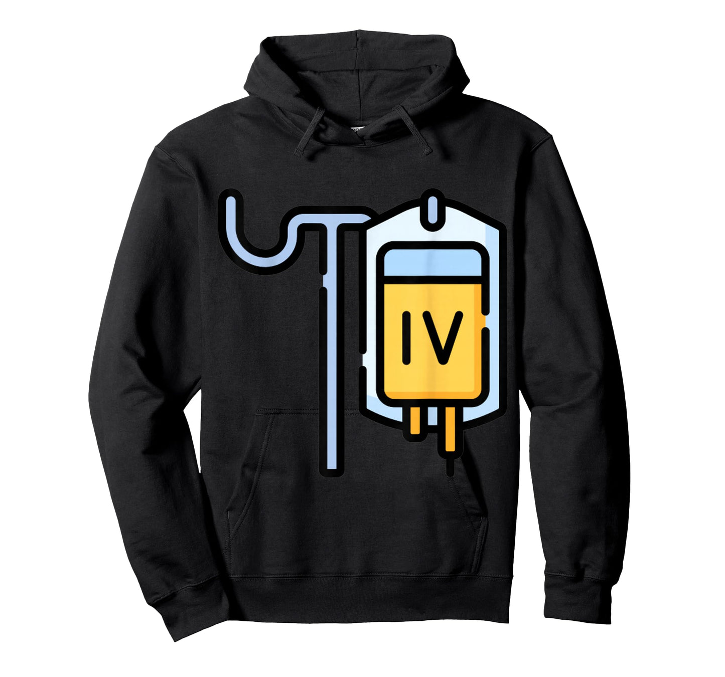 Clever Witty IV Designs Really Like IV Intravenous Drips Drip IV Dripping T-Shirt, Small, Black