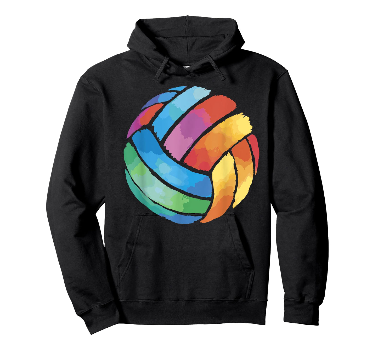 Cute Colorful Volleyball Tee - Colorsplash Volley Ball Gift T-Shirt