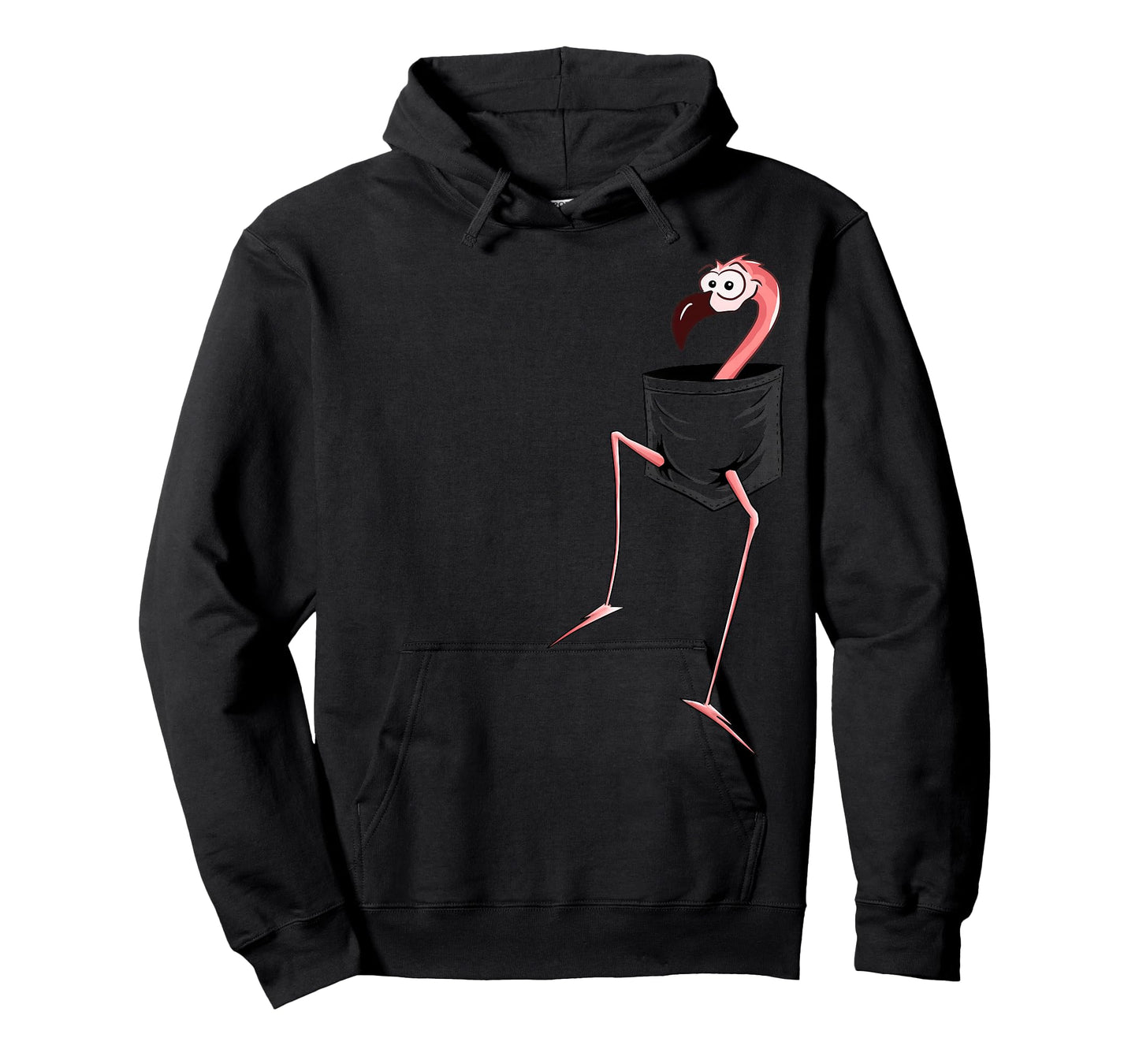 For Flamingo-Lovers l Fancy Pink Flamingo In A Pocket T-Shirt