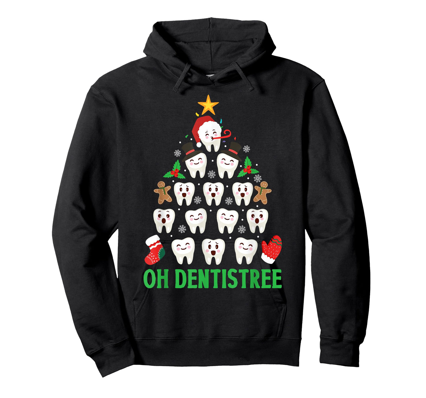 Christmas Dentist Shirt Oh Dentistree Funny Xmas Dental T-Shirt