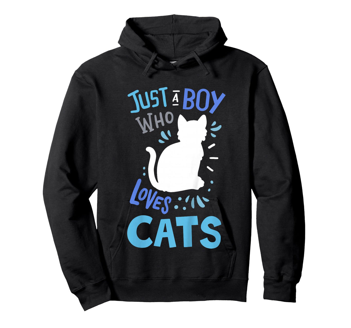 Kids Cat Just A Boy Who Loves Cats for Cat Lovers T-Shirt