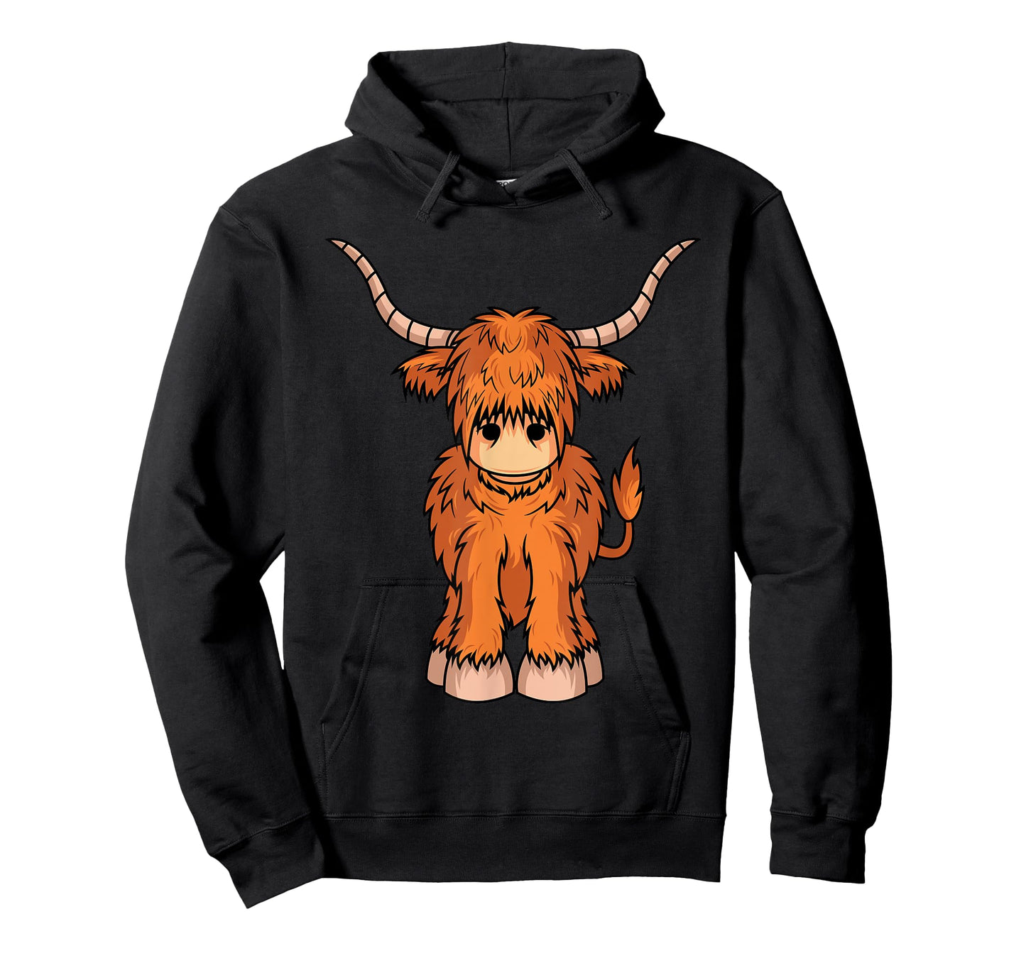 Cute Hairy Scottish Breed Highland Cow Farmer Animal Lover T-Shirt