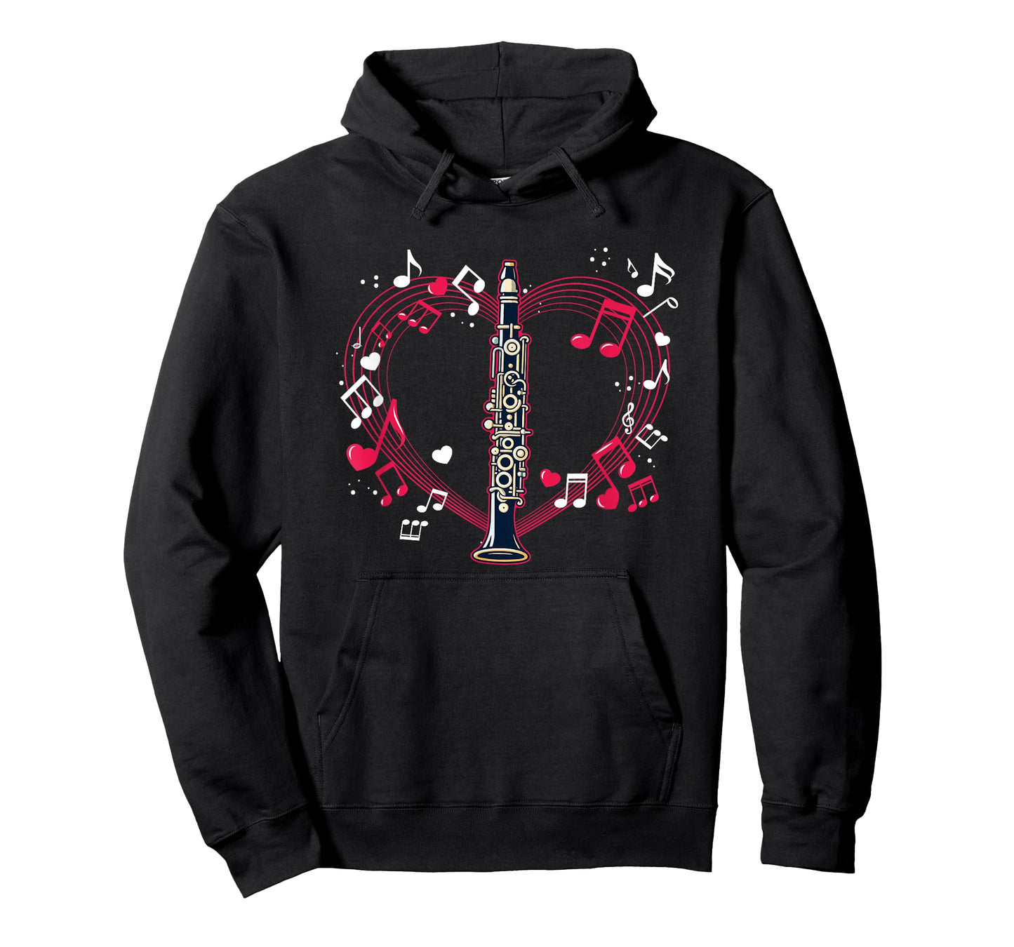 Clarinetist Player Marching Band Music Notes Clarinet T-Shirt