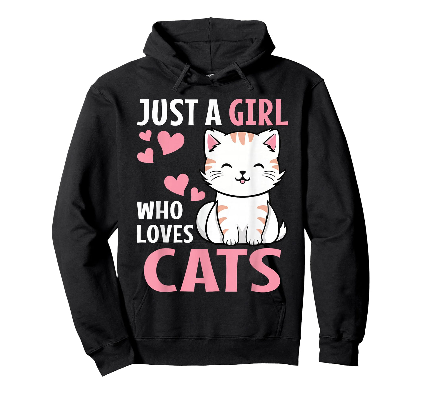 Just A Girl Who Loves Cats Cute Cat Lover Kitten T-Shirt