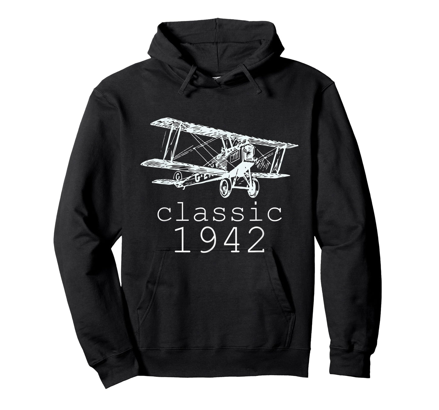 Classic 1942 Vintage Biplane Aviation 80th Birthday Shirt T-Shirt