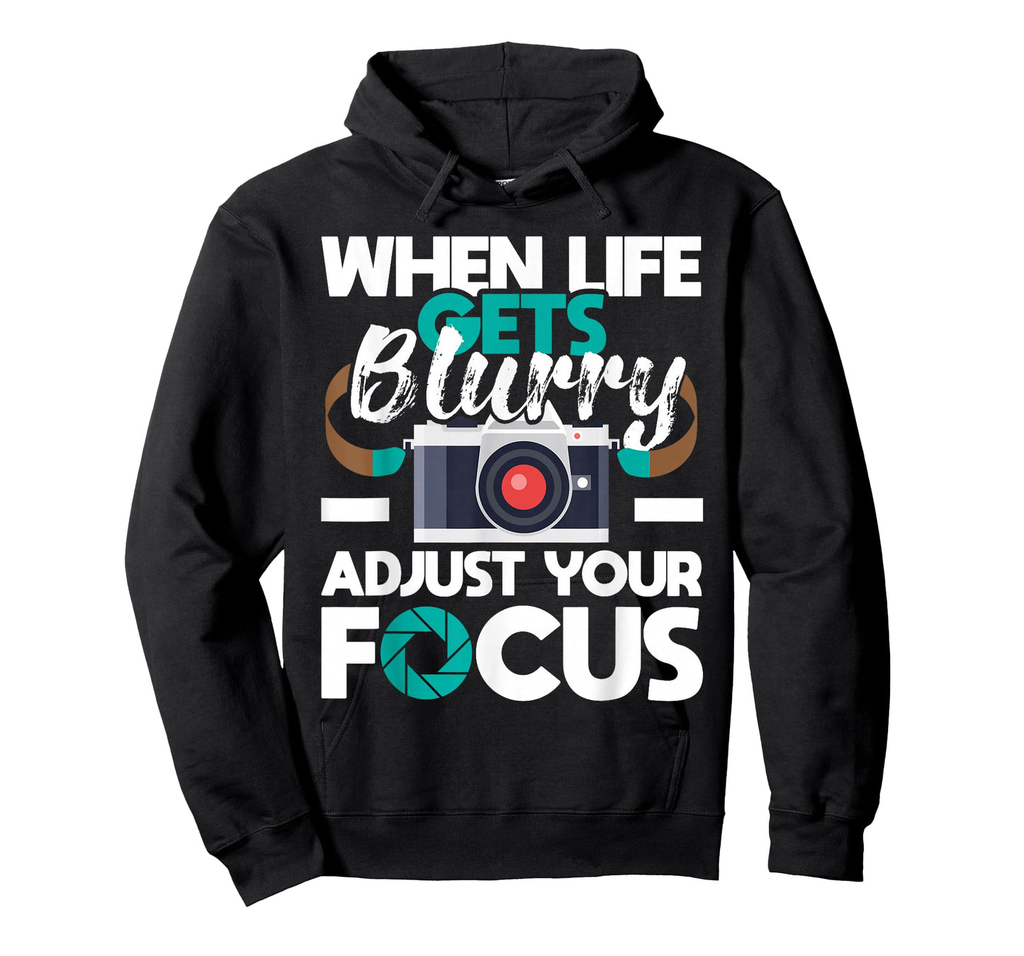When Life Gets Blurry - Photographer Camera Photography T-Shirt