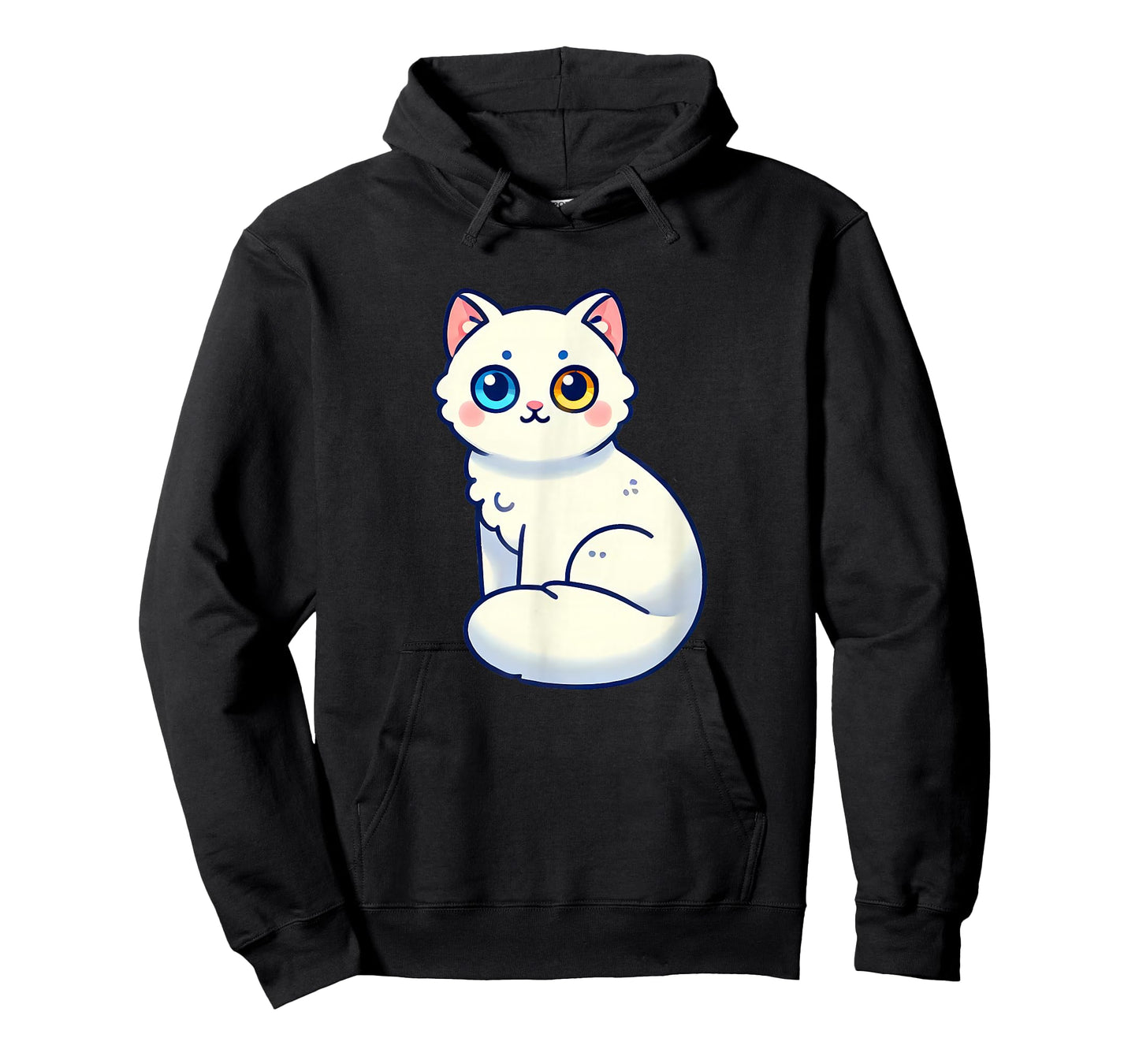 Cat With Heterochromia Cute Cat Lover Men Women Kids T-Shirt