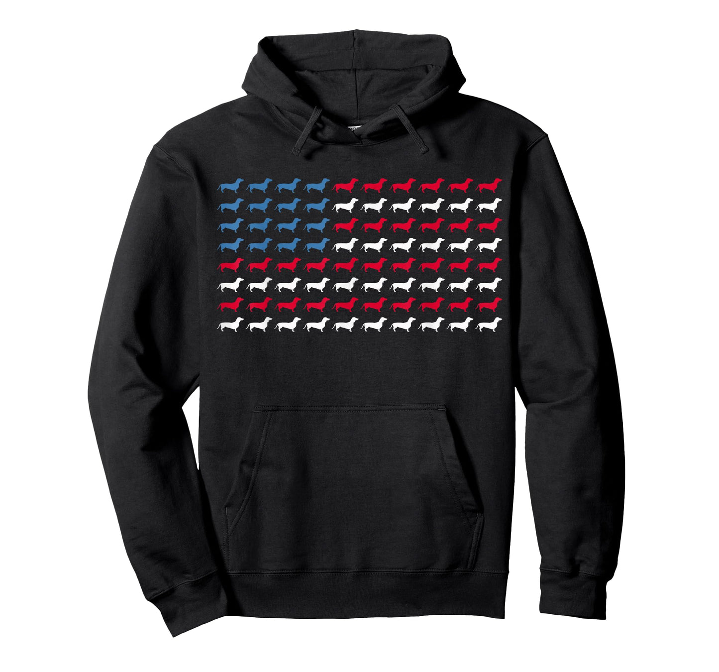 Dachshund Patriotic American Flag Dachshund 4th of July T-Shirt