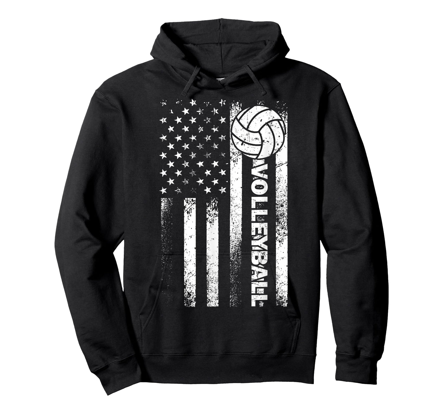 Funny Volleyball Design For Men Women USA Patriotic Athlete T-Shirt