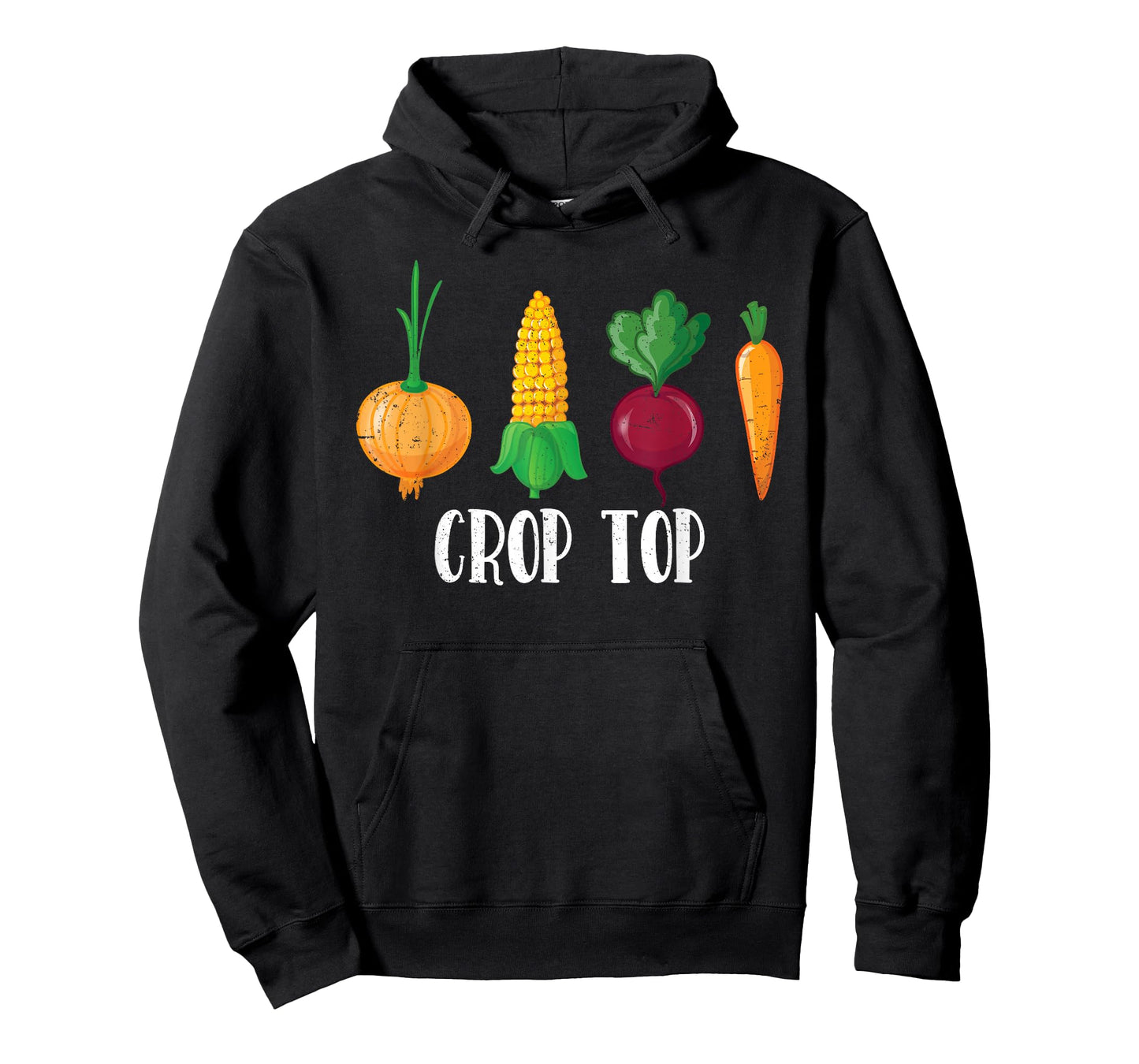 Crop Top Funny Farming Root Vegetable Gardening Farmer T-Shirt