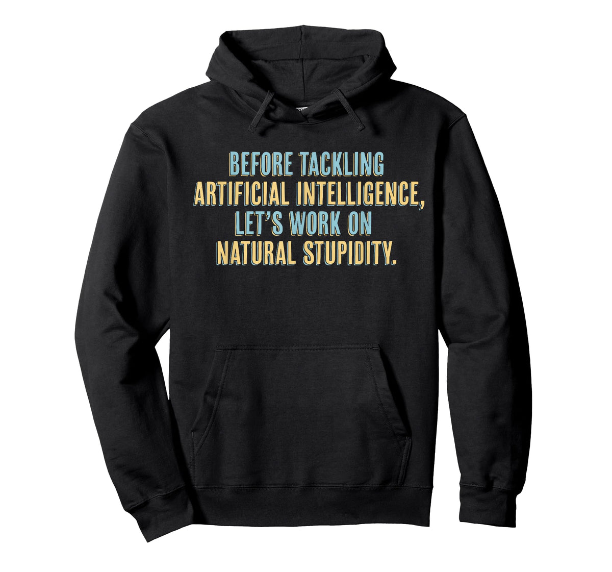 Funny AI T-Shirt - Artificial Intelligence Natural Stupidity T-Shirt