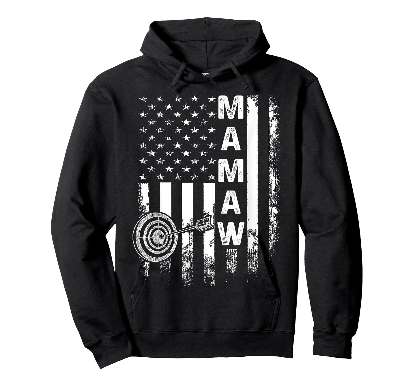 Archery Mamaw American Flag Vintage Christmas Xmas T-Shirt for Women Kids Men