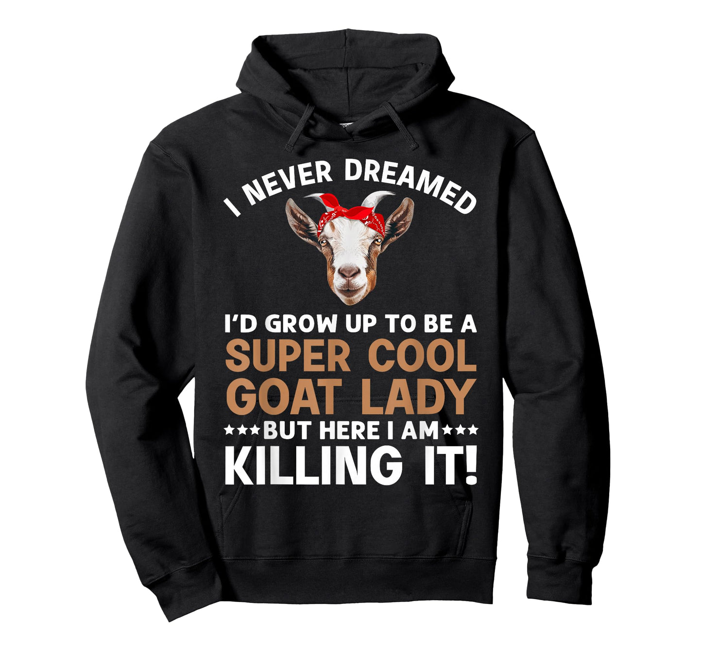 Cool Goat Lady Art For Women Girl Animal Farmer Goat Lover T-Shirt