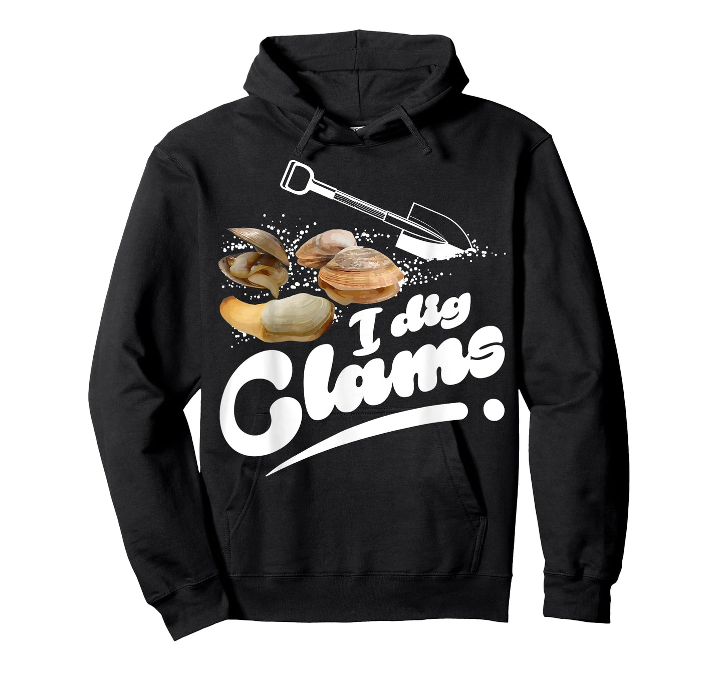 Cool I Dig Clams Funny Clamming Gift Clam Digging Men Women T-Shirt