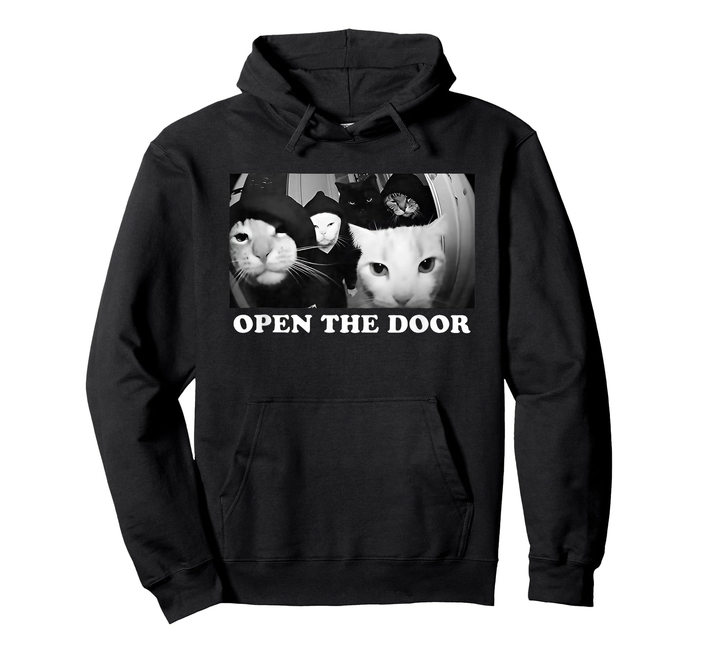 Open The Door Funny cat Gang T-Shirt
