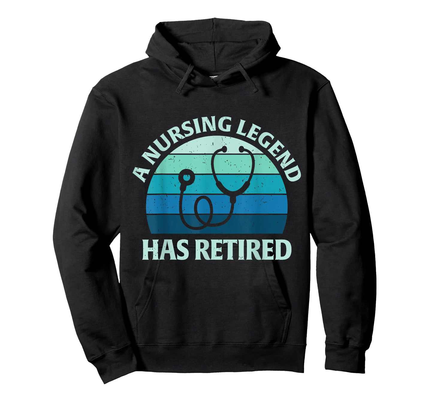 A Nursing Legend Has Retired Retro Style Women Retirement T-Shirt