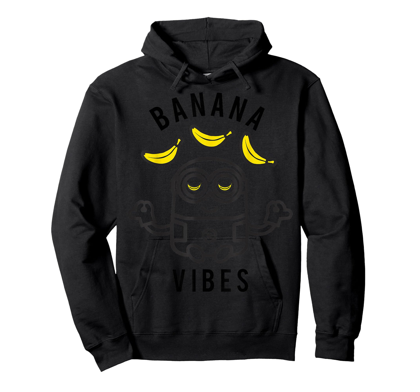 Despicable Me Minions Banana Vibes Meditation Minion Sketch T-Shirt