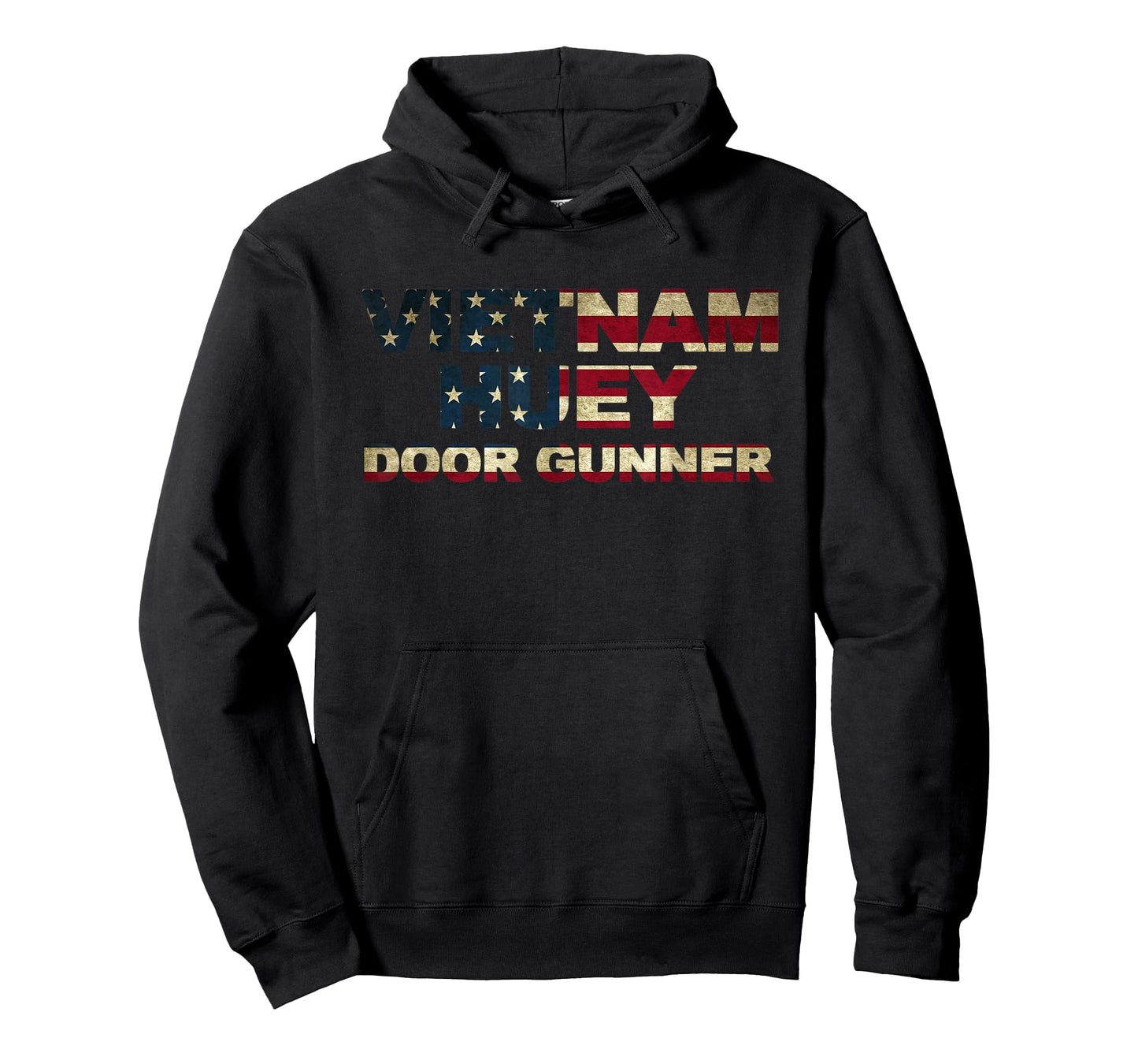 VIETNAM HUEY T SHIRT DOOR GUNNER US FLAG US FLAG T-Shirt