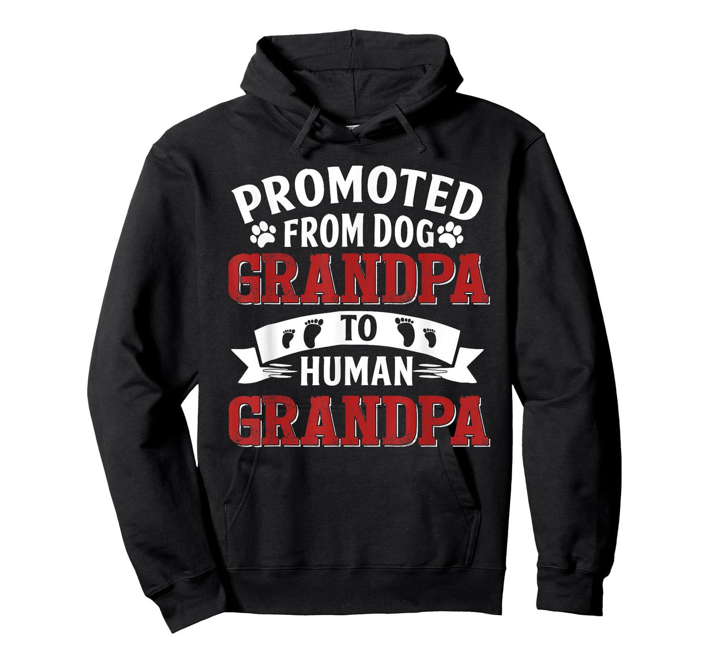 Promoted From Dog Grandpa To Human Grandpa T-Shirt