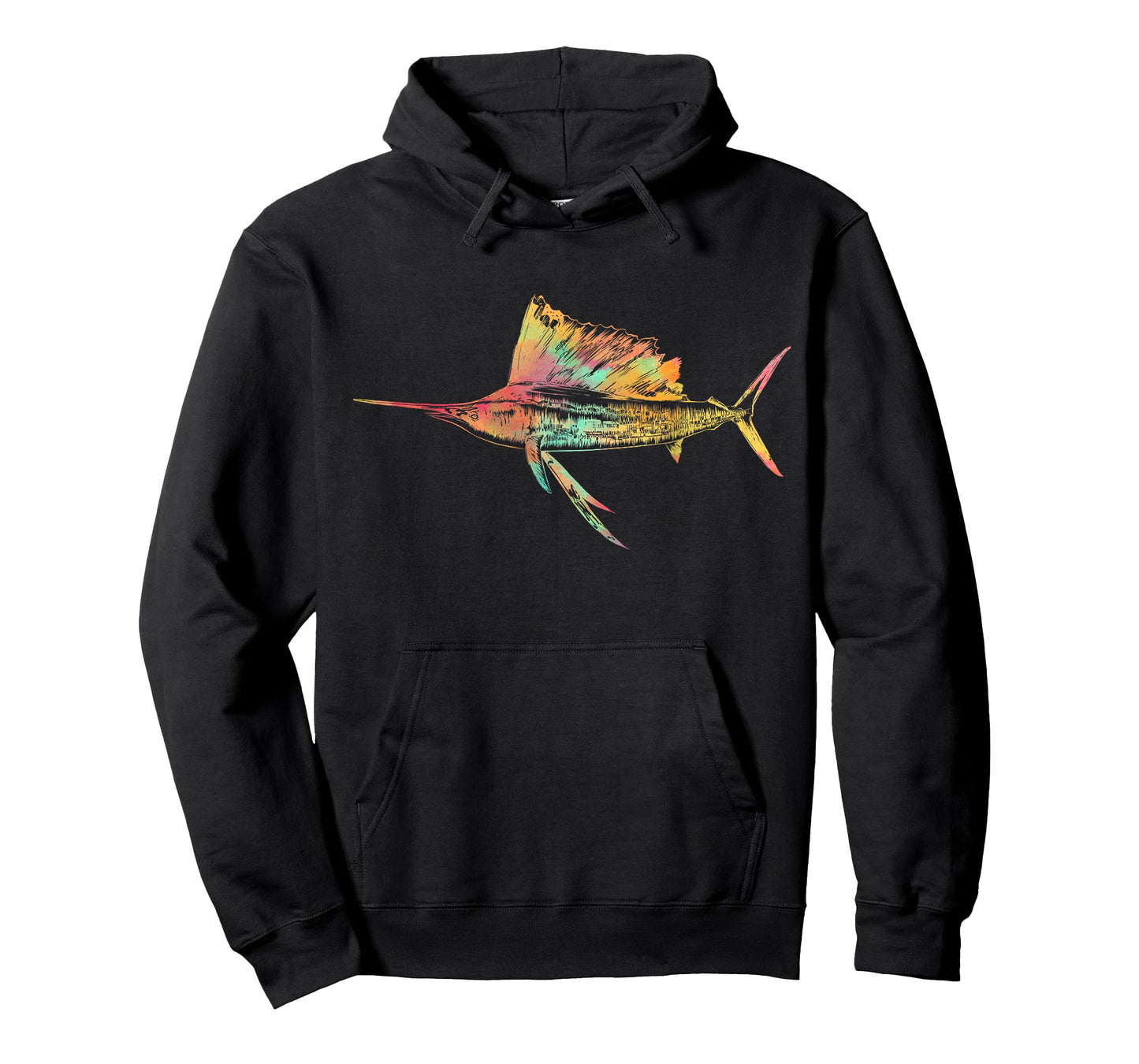 Fishing Gifts Men Women Colorful Style Sailfish Fisherman T-Shirt