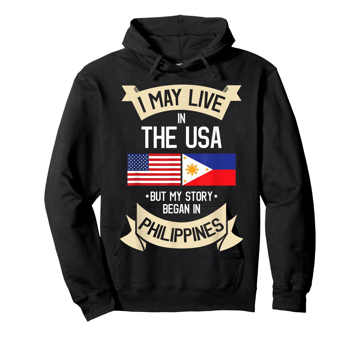 Philippines American Flag USA Filipino Roots Gifts T-Shirt