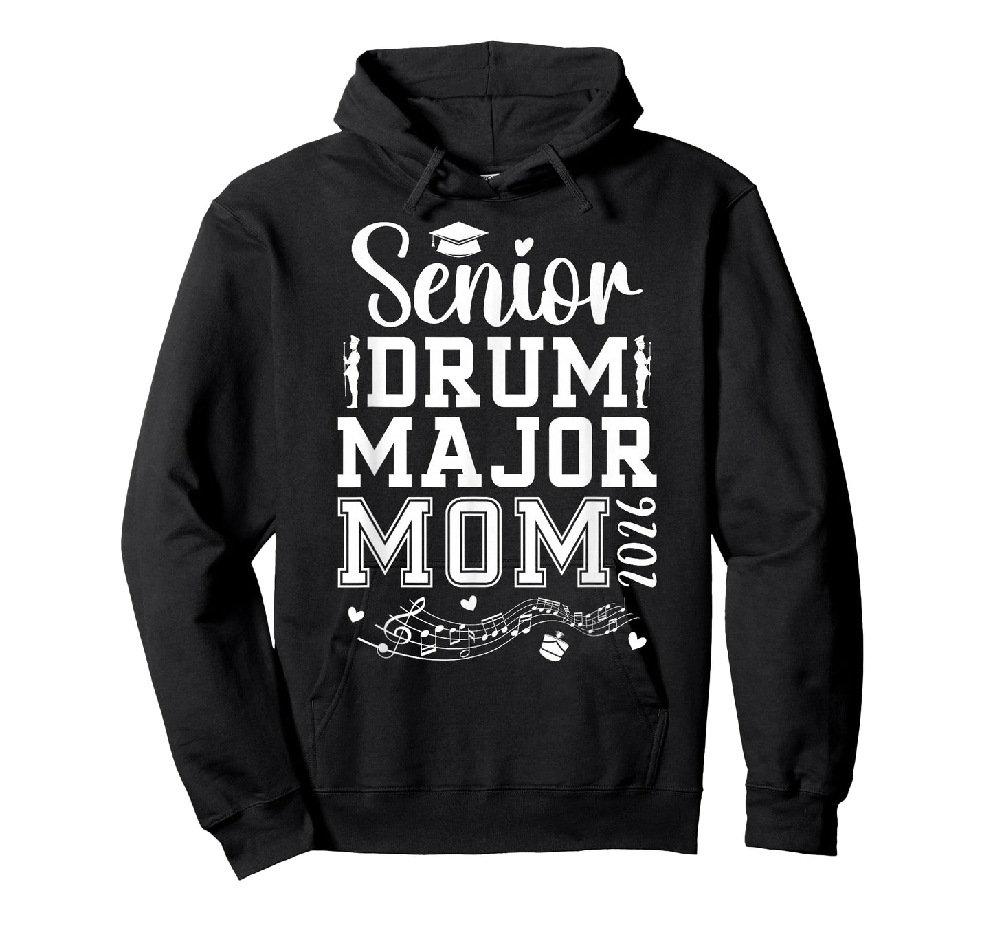 Drum Major Senior Mom 2026 Senior Marching Band Mom 2026 T-Shirt