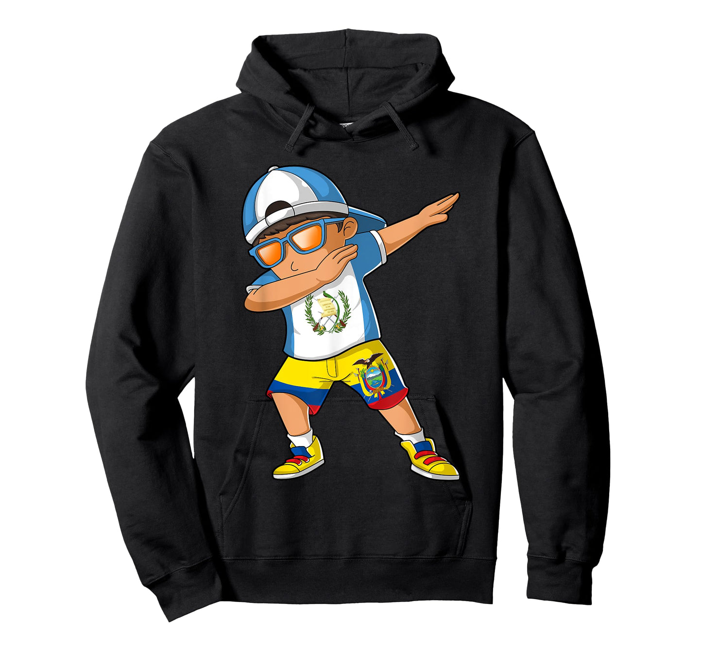 Half Guatemalan Half Ecuadorian Boy Guatemala Flag T-Shirt