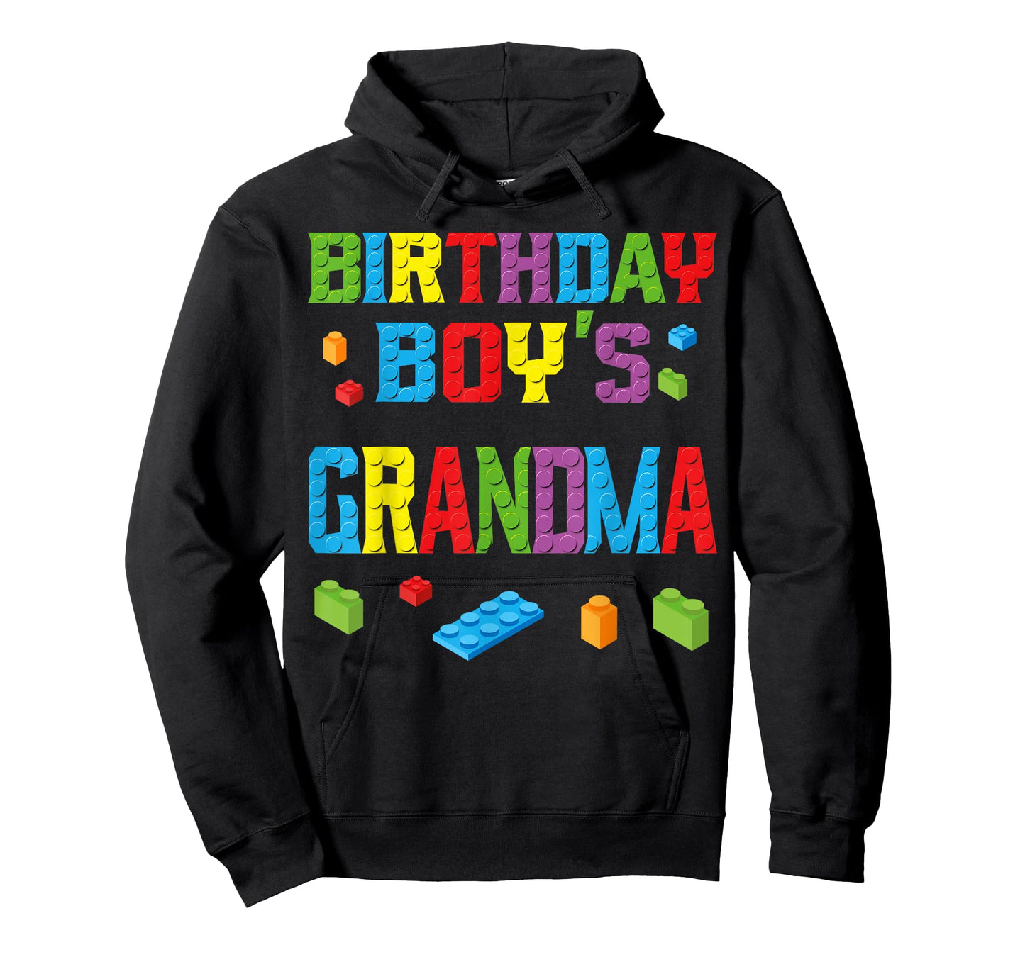 Master Builder Birthday Boy's Grandma Building Bricks Blocks T-Shirt